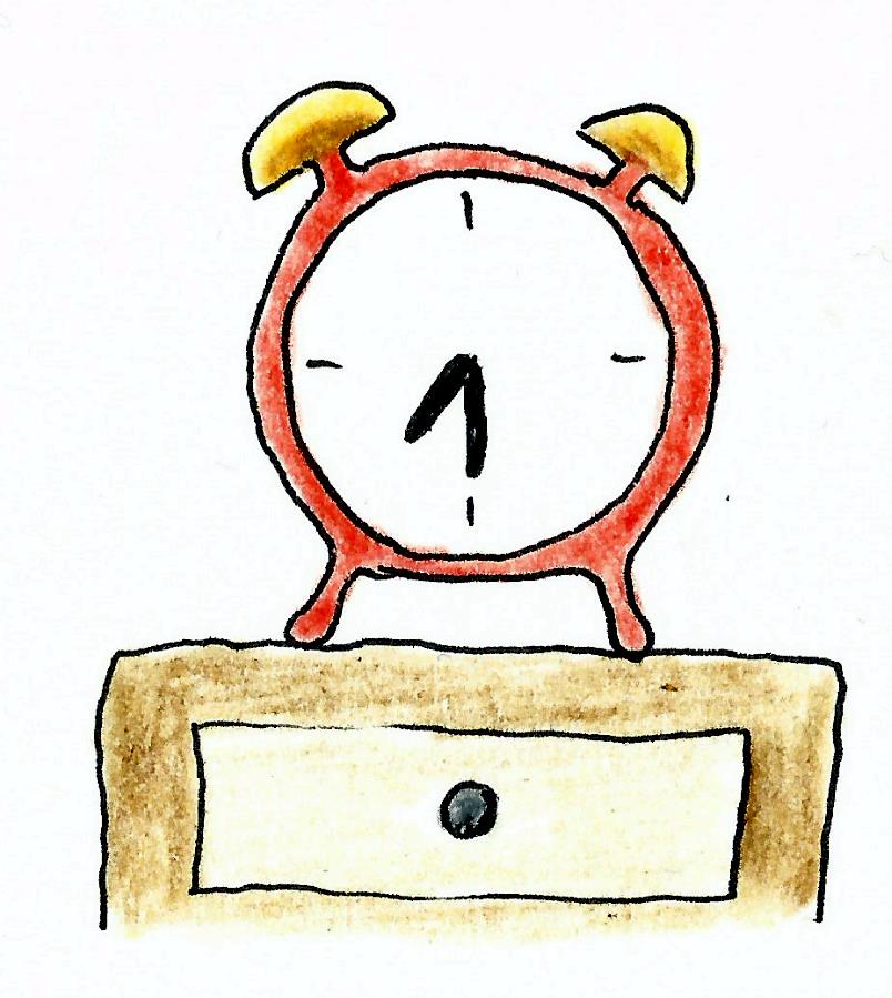 How to draw an Alarm Clock – Zois Illustrations